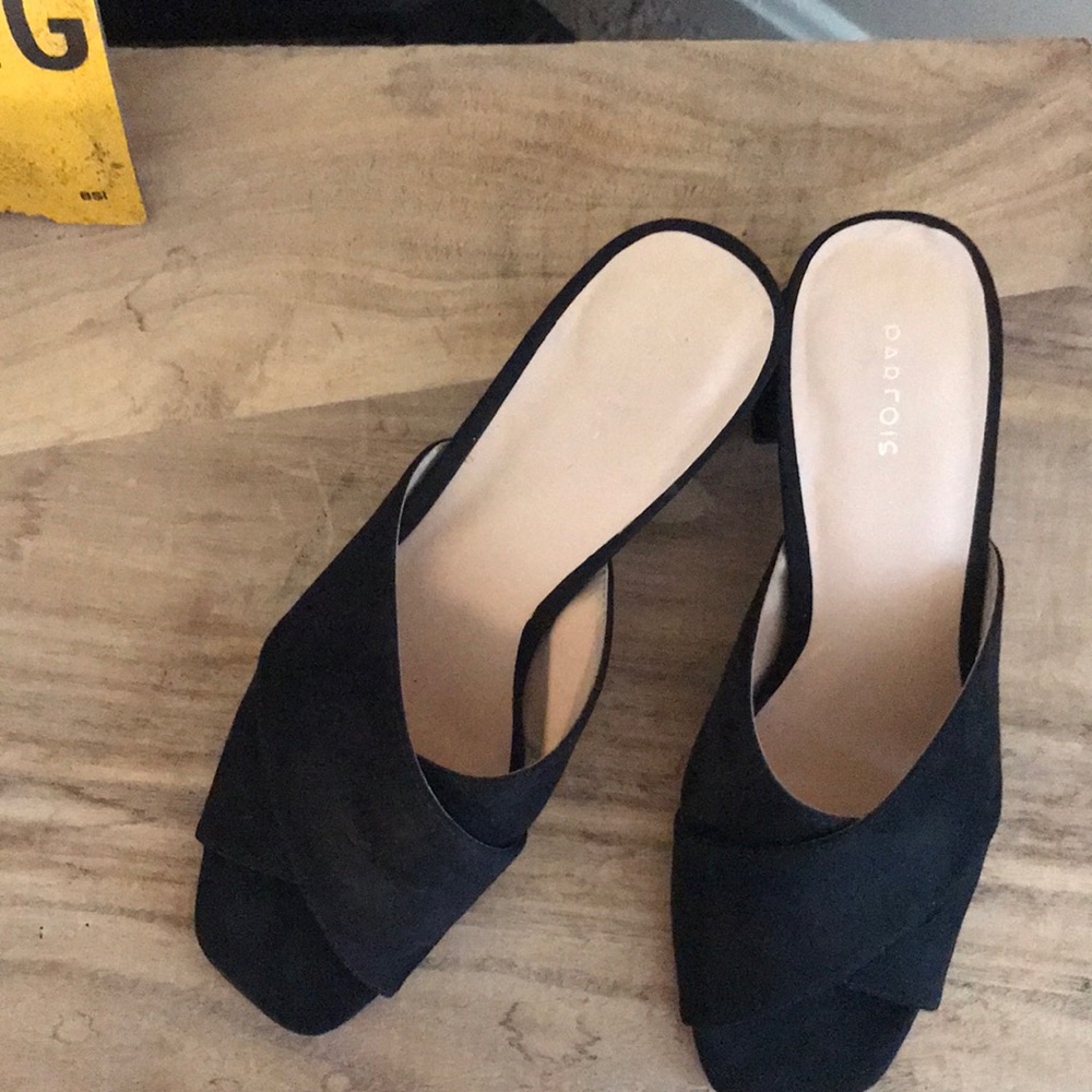 T.36 (size 5 women) PARFOIS black sandals